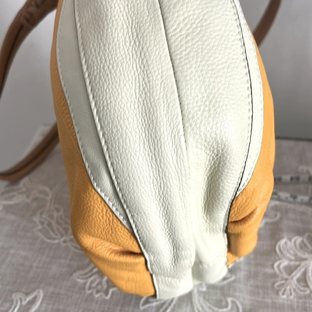 Oryany Lyssie Soft Pebbled Leather Color-Block Tote Shoulder Bag - Picture 6 of 15